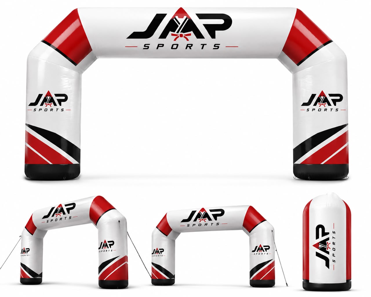 Portal inflável branco JAP Sports